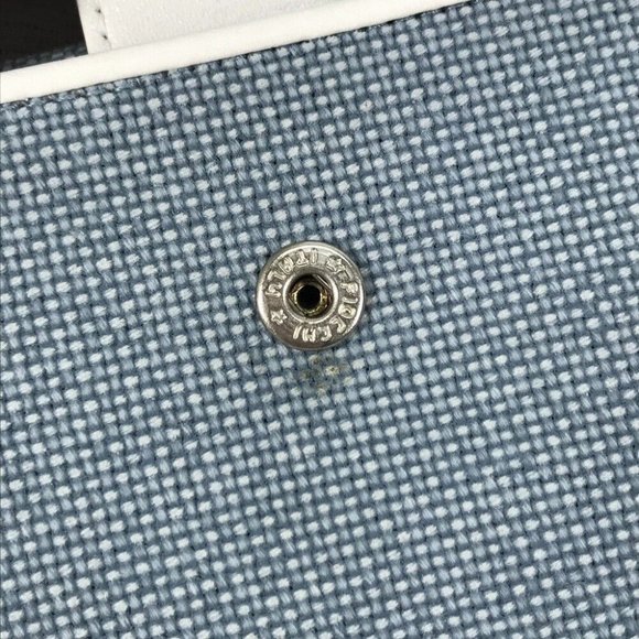 Dior Bicolor logo Double Snap Compact wallet Folded wallet Canvas/Leather blue - Picture 4 of 16